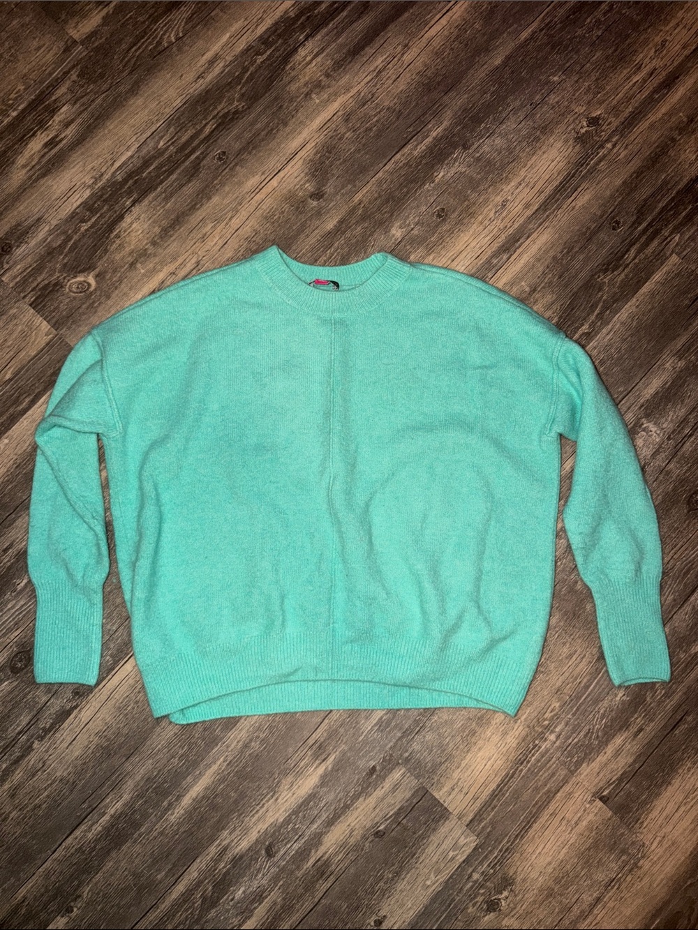 Cozy Mint Crewneck Women's Sweater